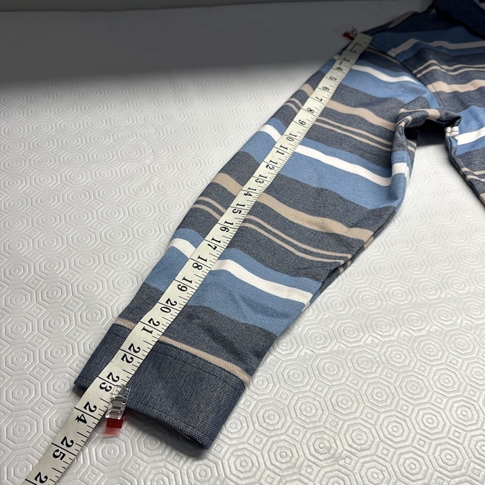 Jeep Long Sleeve Polo Shirt 1/4 Button Stripes Size Large NWT - Picture 10 of 10